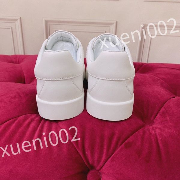 

new luxurys designer sneakers men and womens casual shoes fashion white genuine leather flat sports skate shoe, Black