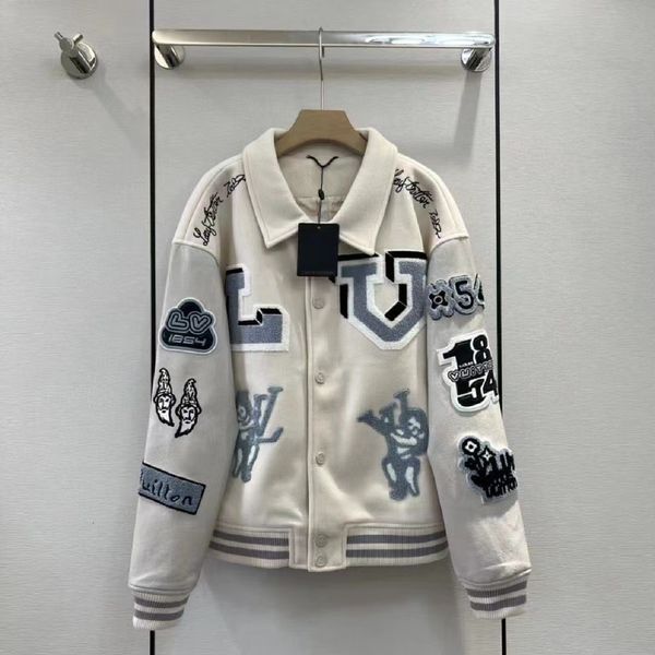 

men's jackets male nylon material cartoon letter towel embroidered lapel baseball jacket coat casual loose y2k men 230823, Black;brown