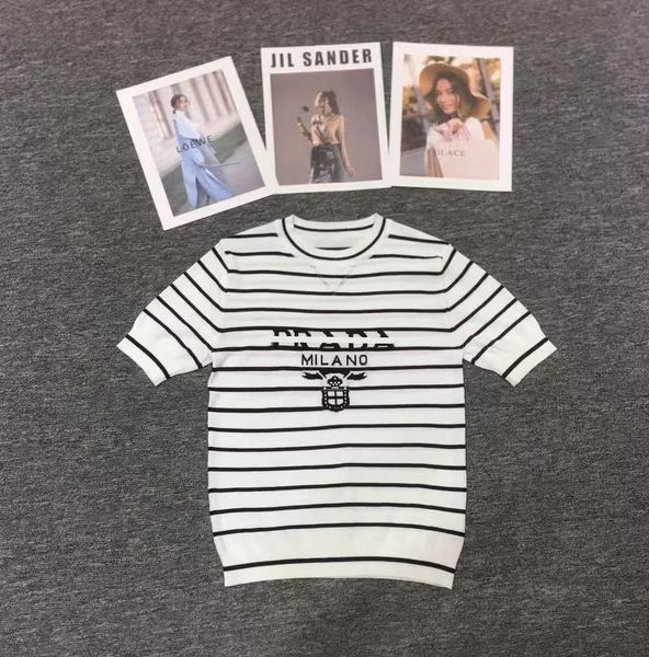 

designer womens t shirt high-end translucent lace 2022ss new women sleeve shorts sleeve luxury fashion women's sweaters, White;black