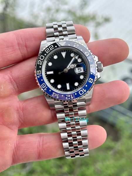 

luxury wristwatch brand new men's automatic watches ii 126710 'batman' w/ box & papers + receipt, Slivery;brown