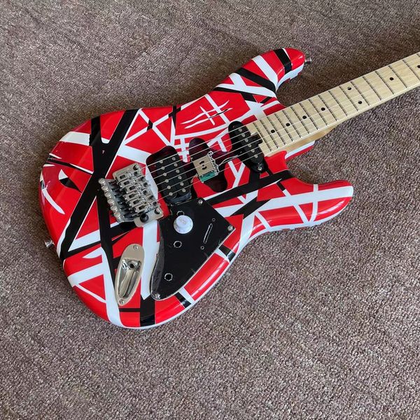 

electric guitar 5150 handmade 6 stings guitar maple fingerboard