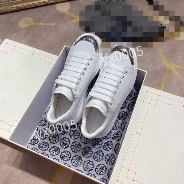 

new designer flat sneaker casual shoes leather white letter overlays fashion platform mens sneakers2023, Black