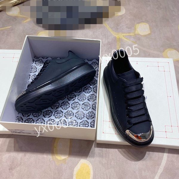 

r flat sneaker casual shoes leather white letter overlays fashion platform mens sneakers2023, Black