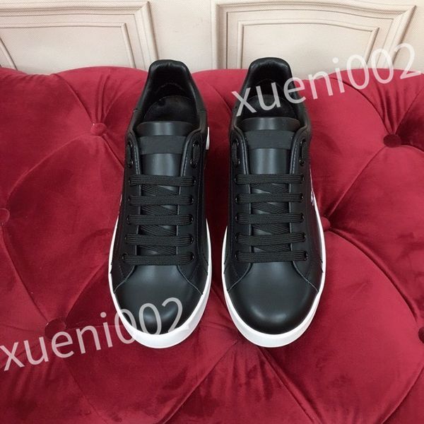 

2023 new designer sneakers men and women casual shoes fashion genuine leather flat sports skate shoes, Black