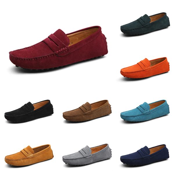 

casual shoes men black brown red orange dark green blue grey mens trainers outdoor sports sneakers color57