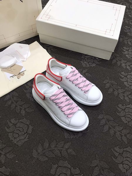 

new fashion casual shoes designer mens womens platform men ladies sneaker woman shape outdoor 0602, Black