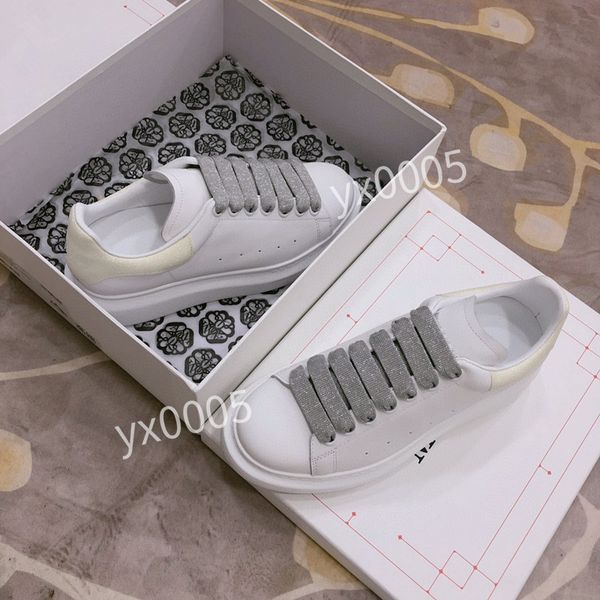 

mens women brand designer quality flat sneaker casual shoes leather white letter overlays fashion platform sneakers2023, Black