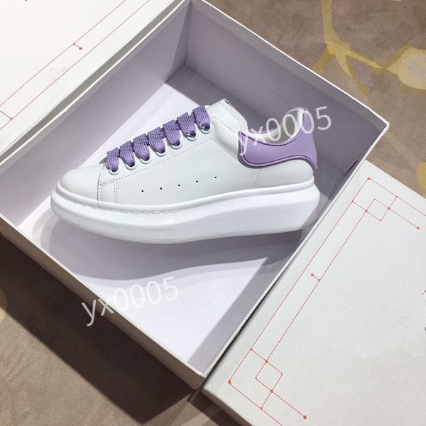 

new designer flat sneaker casual shoes leather white letter overlays fashion platform men sneakers2023, Black