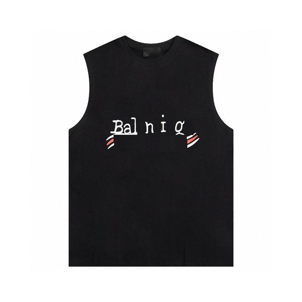 

summer designer tanks for mens women vests with letters fashion sleeveless tshirts blouse black white multi style oversize xs- .sc012, White;black