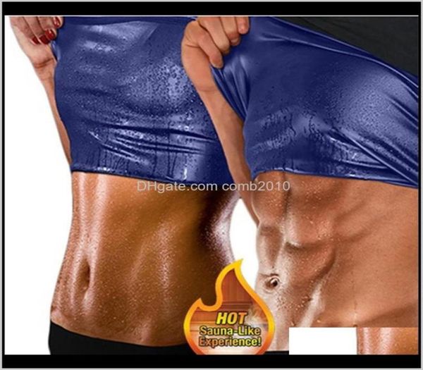 

women men thermo shirt sweat sauna tank body shapers waist trainer slimming vest fitness shapewear modeling belt klspv sdeen9259603