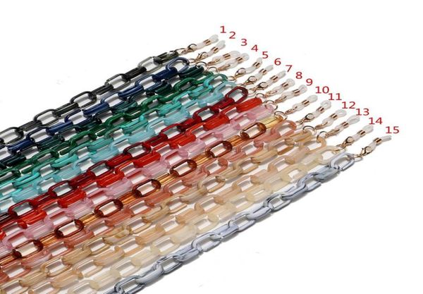 

fashion acrylic glasses chain for women sunglasses eyeglass chains lanyard straps hanging mask chain eyewears cord holder1654738