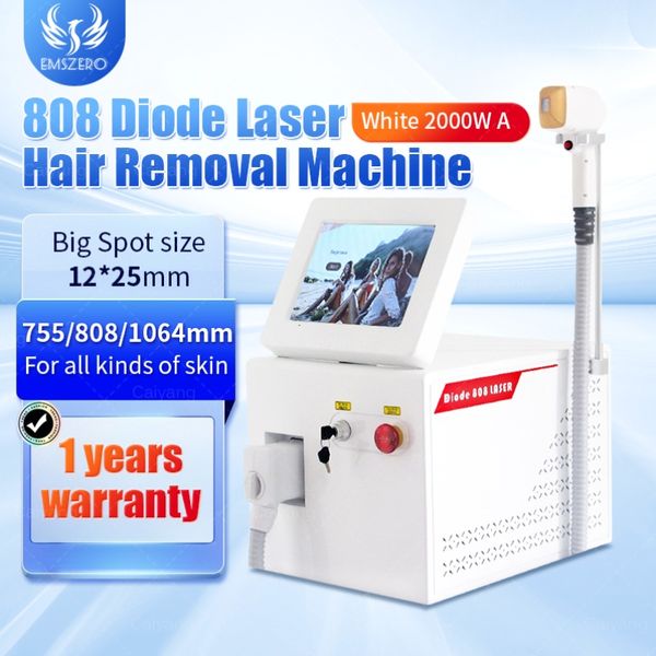

beauty items professional permanent 808 diode laser machine for hair removal skin rejuvenation 3 wavelength e through equipment, Black