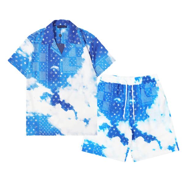

2023 designer shirt mens button up shirts print shirt hawaii 2023 floral casual shirts men short sleeve dress hawaiian t-shirt, White;black