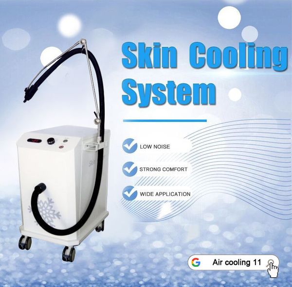 

beauty equipment professional cold air skin cooling machine for nd yag laser equipment, Black