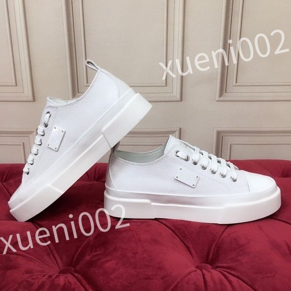 

new luxury designer sneakers men and women casual shoes fashion white genuine leather flat sports skate shoes, Black
