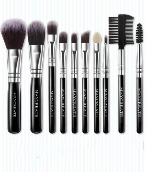 

makeup brushes 10 pcs makeup brush set premium synthetic foundation brush blending face powder blush concealers eye shadows brushe3450851