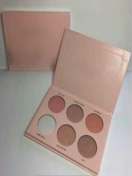 

new makeup nicole powder highlighters 6 colors powder palette2068473