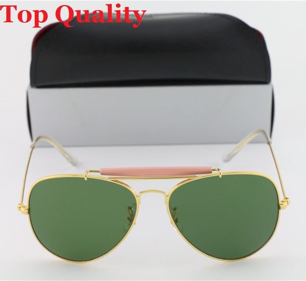 

designer sunglasses men women sunglasses brand style fashion outdoor sports uv400 metal frame glass lenses traveling sun glasses quality, White;black