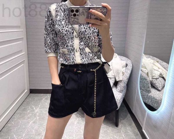 

women's shorts designer waist chain accessories new versatile pants belt high end design sense small fashion matching skirt jnah, White;black