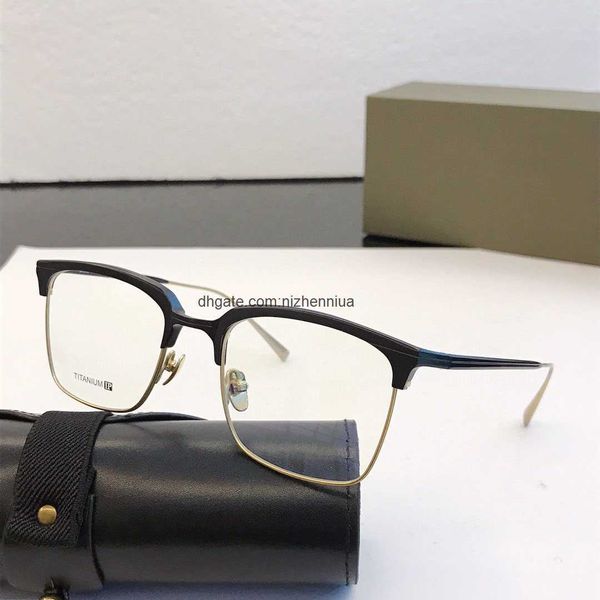 

a dita dtx830 optical eyeglasses transparent lens eyewear fashion design prescription eyeglass clear light titanium frame for men women with, White;black