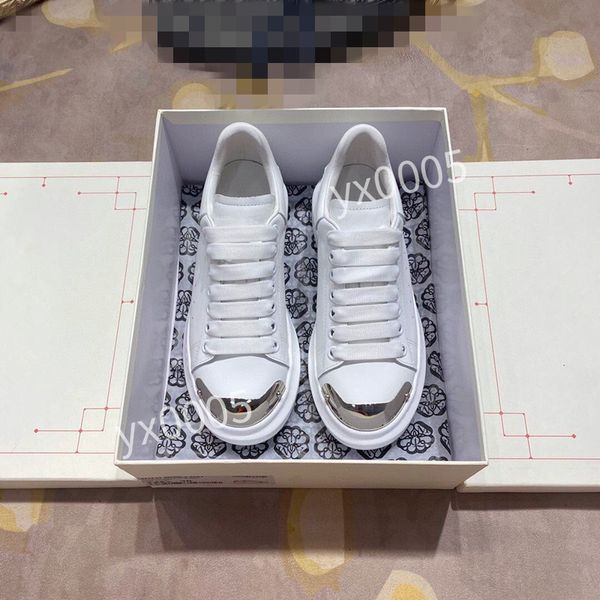 

designer flat sneaker casual shoes leather white letter overlays fashion platform women sneakers, Black