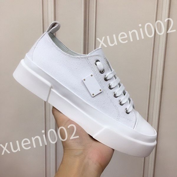 

luxury designer sneakers men and women casual shoes fashion white genuine leather flat sports skate shoes, Black