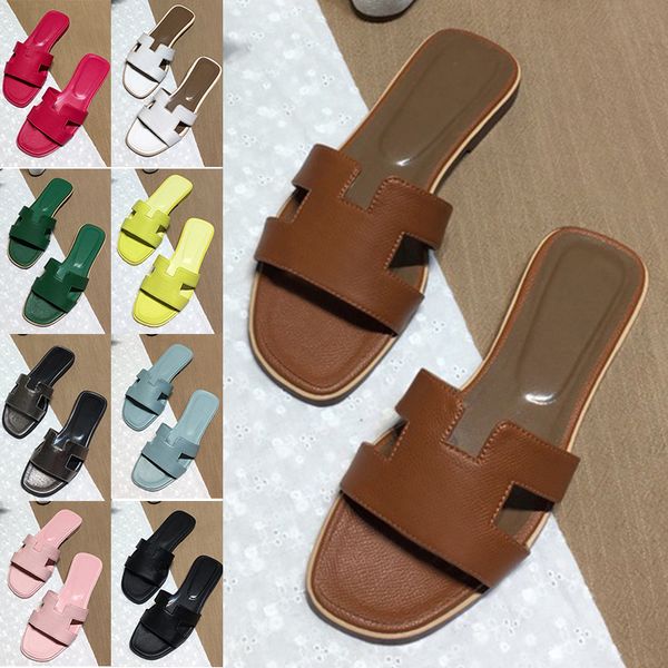 

fashion orans sandals slippers nappa leather sandal paris women ladies womens shoes cotton summer designer slides low heel floral brocade lu, Black