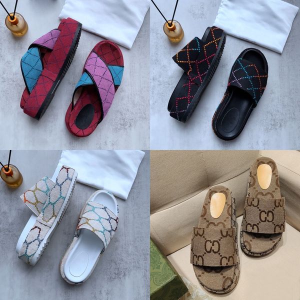 

2023 designer sandals gc slides sandals women platform g slippers popular thick bottom famous slipper designer slides oran sandal mens sippe, Black