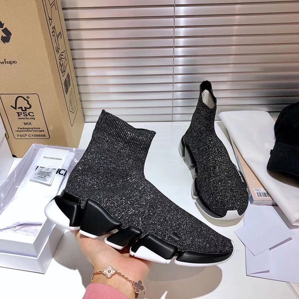 

2023 new luxury sneakers shoes men's technical fabric casual walking famous sole party wedding runner trainers 0602, Black