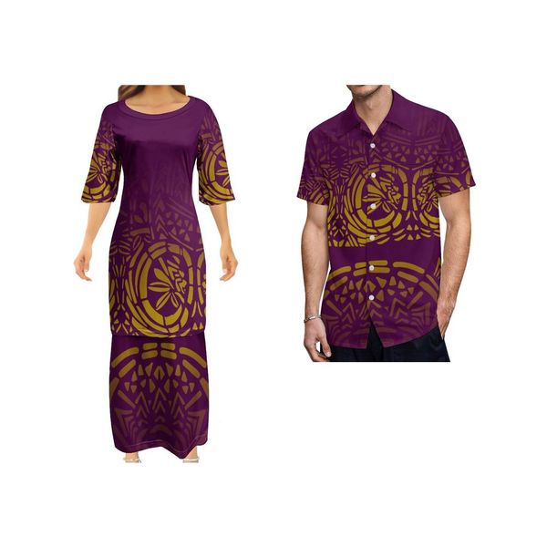 

dresses 2022 fashion charming women elegant club bodycon dresses samoan puletasi polynesian new design dress 2 set, Black;gray