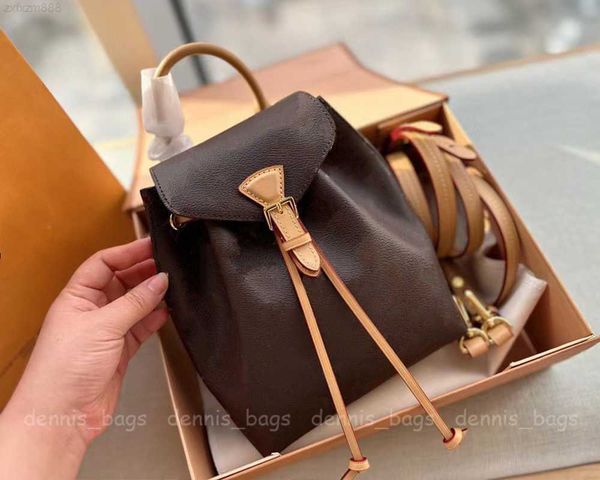 

2022 backpacks women designers luxurys bags fashion classic school shoulder bag student handle purse embossed flowers vintage men backpack
