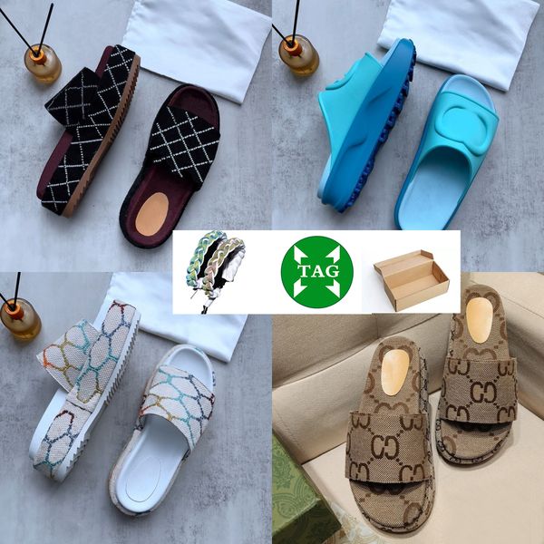 

designer sandals luxury g sandals women platform g slippers famous slipper designer slides oran sandal summer rubber mens sipper with box 35, Black