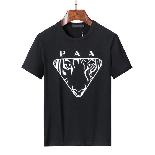 

luxury mens designer t shirt black red letter printed shirts short sleeve fashion brand designer tees asian m-3xl#05, White;black