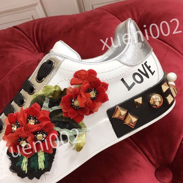 

luxury designer men causal shoes fashion woman leather lace up platform sole sneakers white black mens womens