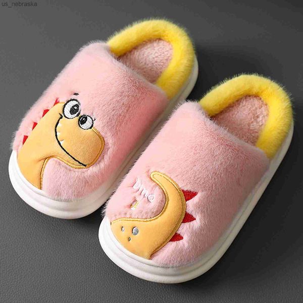 

slipper booties fashion autumn and winter boys and girls slippers flat bottom thick bottom soft slippers for girls leather l230518