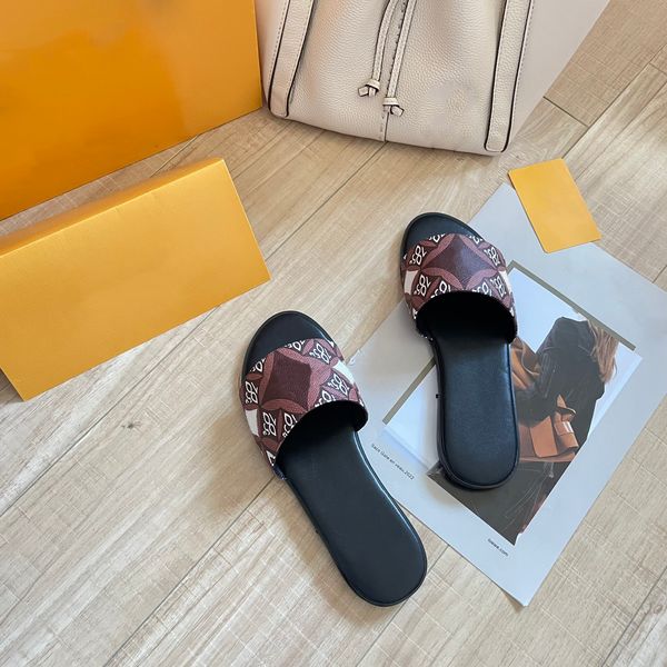 

casual shoes designer sandals chypre slippers beach classic flat sandal luxury summer lady leather flip flops men women slides2, Black