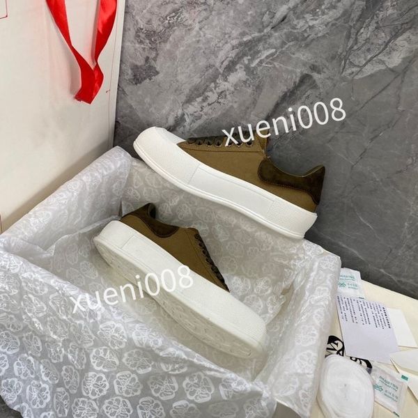 

2023new brand fashion mens quality casual shoes heel leather lace-up sneaker running trainers letters flat printed sneakers, Red;white