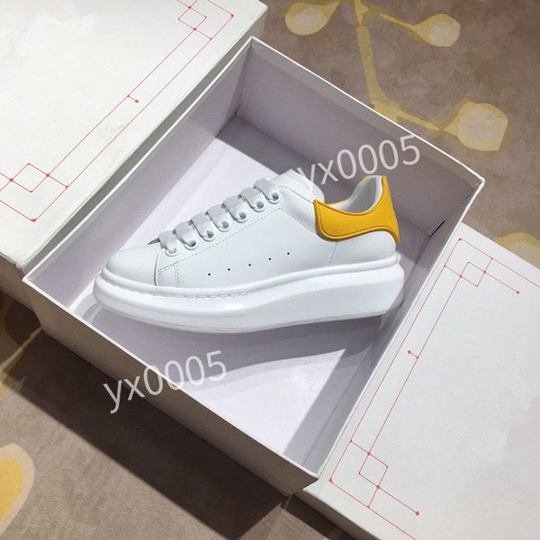 

new brand designer flat sneaker casual shoes leather white letter overlays fashion platform men womens sneakers2023, Black