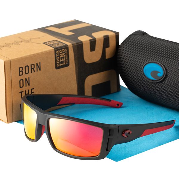 

vinatge costa polarized sunglasses men women square sun glasses for men anti-glare rafael goggle travel fishing cycling sunglasses uv400, White;black