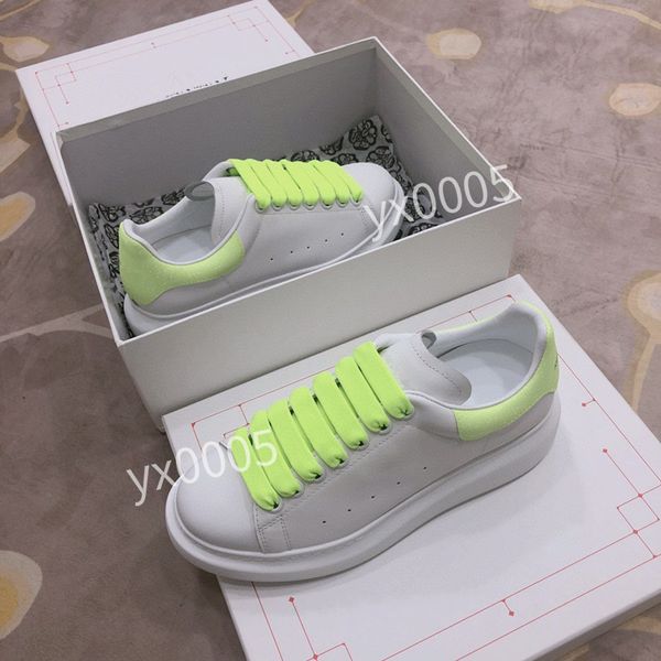

men women brand designer quality flat sneaker casual shoes leather white letter overlays fashion platform sneakers, Black