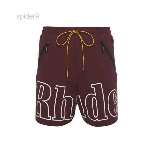 

shorts mens rhude designer short men summer quick drying breathable mesh drawstring beachwear loose sports shorts for men b6ta, White;black