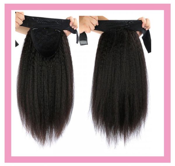 

brazilian fullmechanism wigs bangs capless wig body wave straight kinky curly 1032inch headband black fullmachine 100 human ha6449880, Black;brown
