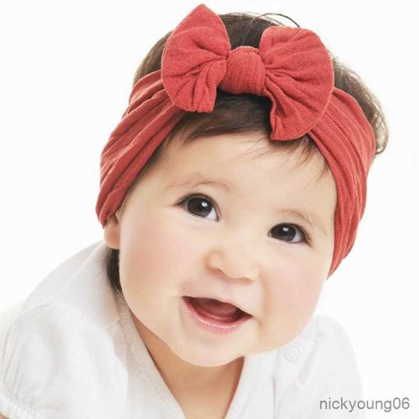 

hair accessories baby girl headband infant bows newborn headwear ear elastic gift bandage ribbon soft bowknot, Slivery;white