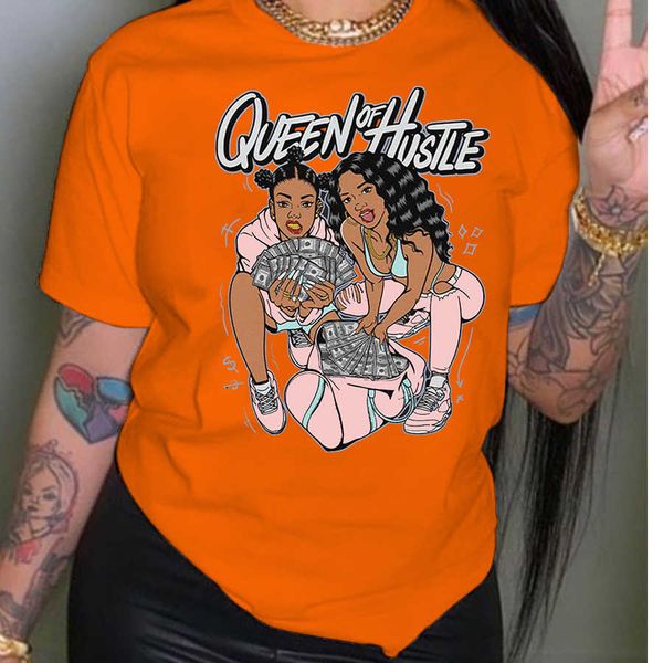 

sxl casual short sleeve plus size graphic tee summer women's fashion graffiti t shirt qrg, White