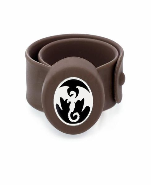 

dragon kids adjustable mosquito repellent bracelet essential oil diffuser perfume children silicone bracelet6426380, Silver