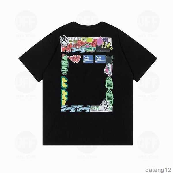 

designers mens t shirts summer womens loose tees fashion man s casual shirt luxury clothing street shorts sleeve brands white clothes tshir, White;black