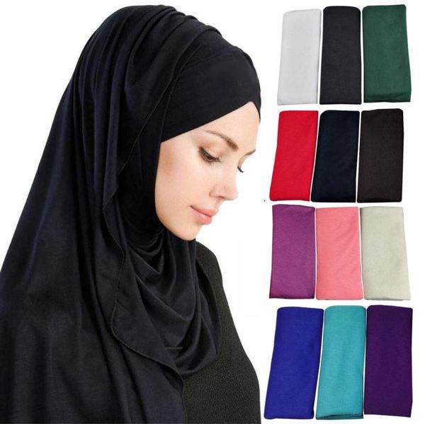 

scarves fashion women solid color cotton headscarf ready to wear instant hijab scarf muslim shawl islamic hijabs arab wrap head8299040, Blue;gray