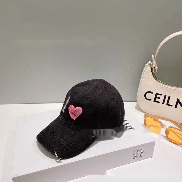 

ball caps designer home hat love graffiti 520 baseball cap women's soft sunshade new, Blue;gray