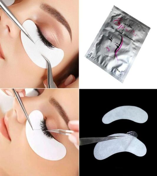 

whole 100 pairslot eyelashes paper patches eye pads women makeup tools eyelash extension lint 733cm4245284
