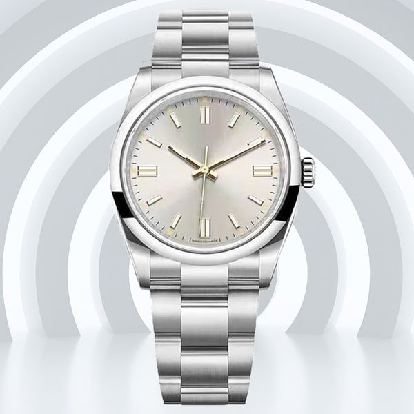 

luxury watch watches for women automatic watchs machinery 41mm 36mm 31mm movement folding buckle automatic 904l stainless steel band waterpr, Slivery;brown
